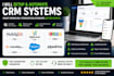 setup hubspot gohighlevel zoho CRM mondaycom salesforce pipedrive integration