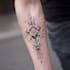 create unique custom geometric tattoo design