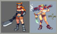do pixel character, pixel art sprite sheet and animation,asset nsfw sprite sheet
