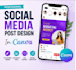 design social media posts in canva