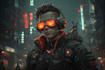 create futuristic cyberpunk character designs professionally