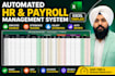 create automated HR payroll attendance dashboard in excel