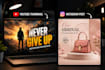 design youtube thumbnails and social media posts