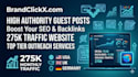 publish guest post on niche relevant websites