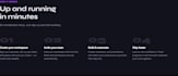 create a responsive landing page using HTML CSS and javascript