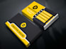 design a professional modern business card with luxury style