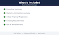 write a business plan with financial projections