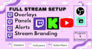 create custom twitch panels overlays and stream graphics