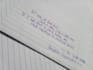 handwrite notes and messages