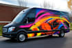 creative custom car wrap, van wrap, truck wrap