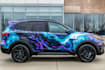 creative custom car wrap