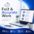 do ms word typing and document formatting professionally