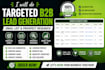 do targeted b2b lead generation email list and prospect research