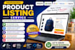 do SEO optimized amazon, shopify, ebay,daraz product listing