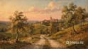 paint a real oil painting on canvas