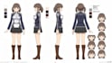 draw anime character design sheet