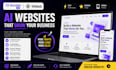 design redesign modern durable ai website, 10web ai website and SEO optimization