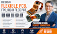 design flexible pcb, fpc, rigid flex pcb, schematic, footprint, gerber files