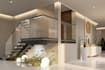 design staircase, custom stairs and foyer in 3d
