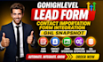 create gohighlevel lead form contact importation form integration ghl snapshot