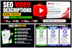write SEO optimized video descriptions