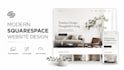 build modern squarespace website design, squarespace website development