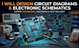 design electronic schematic, circuit diagram