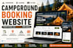 build campground glamping website and rv park booking website