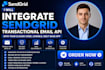 integrate sendgrid transactional email api to claude code lovable bolt saas app