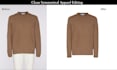 do high quality neck joint and apparel image editing
