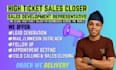 do commission base cold calling appointment setting b2b lead gen sales closer
