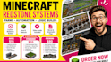build custom minecraft redstone systems, farms and automation