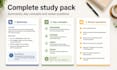create clear summaries and study notes from your material