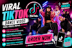 create viral tiktok dance choreography and group dance videos