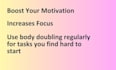 be your loyal adhd body double partner
