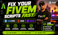 fix bugs, refine any fivem script qbcore esx qbox