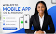 convert lovable web app to android and ios mobile app