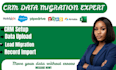 migrate data from excel and CSV to CRM systems