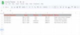 automate invoice data extraction from PDF to google sheets