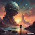 design a sci fi fantasy book cover design that sells