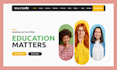 design lms website education website tutor lms online course site