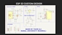 design a custom esp32 or arduino pcb board with schematic and gerber files