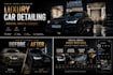 create luxury car detailing social media posts
