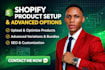 upload and optimize shopify products list with advanced variations customization