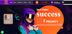 create a responsive 3d website design with modern web development