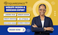 do squaresapce website design squarespace website redesign website development