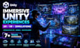 develop unity game webgl app ar VR simulation and interactive 3d applications