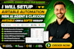 setup airtable automation n8n ai agent clay com airtable crm softr webapp expert