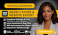 design a customized weebly website redesign, fix, seo, responsive mobile