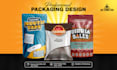 do packaging box design, mailer box, label design with 3d mockup